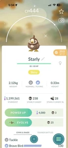 ✨Shiny Starly - Pokémon GO✨ (Beschreibung lesen) - Bild 1 von 2