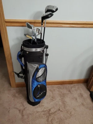 Acuity Cadet Pro LH Driver, Fairway, 4/5i 7/8i P/S, Putter Bag Golf Clubs - Image 1 of 4