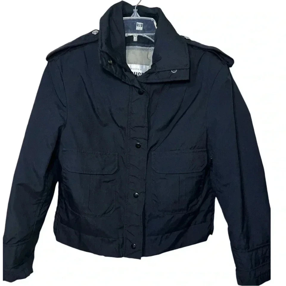 Blauer Gore Tex Cruiser Uniform Coat Jacket Med Black Work Wear Durable Winter - Image 1 of 4