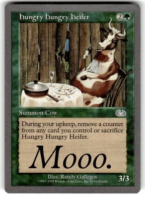 Hungry Hungry Heifer Unglued Regular MTG - Image 1 of 2
