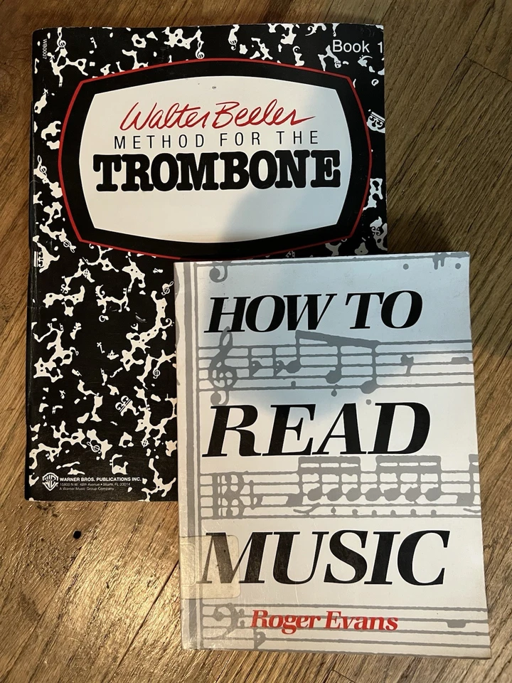 2 Music Books -Method For Trombone Walter Beeler & How To Read Music Roger Evans - Image 1 of 1