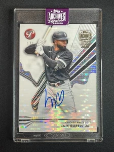 LUIS ROBERT JR 1/1 ON CARD AUTO AUTOGRAPH 2024 TOPPS PRISTINE MLB 2025 ARCHIVES - Picture 1 of 2