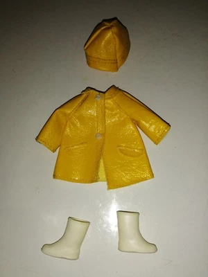 Ancienne tenue poupée Tutti Barbie 8594 Pluie Tropicale + bottines - Imagen 1 de 4