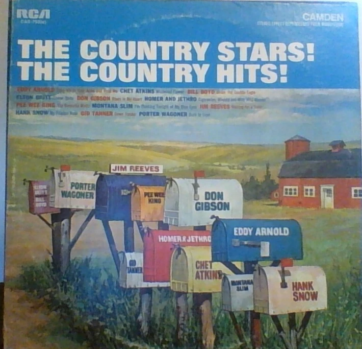 COUNTRY STARS! COUNTRY HITS! - HANK SNOW - PORTER WAGONER - CHET ATKINS - Image 1 of 1