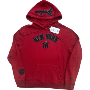 New York Yankees MLB Herren rot/schwarz Hoodie mit Logos Größe Large neu mit Etikett - Bild 1 von 5