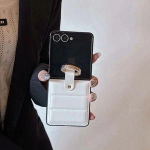 Stoßfeste Leder Hülle mit Ring Case für Motorola Razr 60 Ultra Razr+ 2025 - Bild 1 von 16