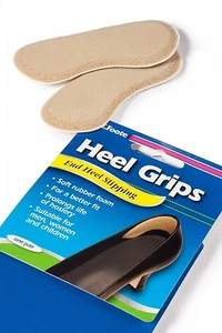 J.T. Foote Heel Grips Grippers Shield Pads Self-adhesive Slip Resistant 1 Dozen - Picture 1 of 1