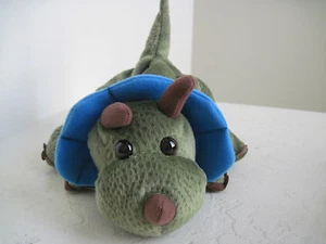 10 Zoll Traum GRÜNE DINOSAURIER HANDPUPPE Plüschtier Stofftier - Bild 1 von 3