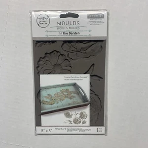 Redesign With Prima In the Garden Floral Silicone Decor Mould 5x8" #635749 - Picture 1 of 2