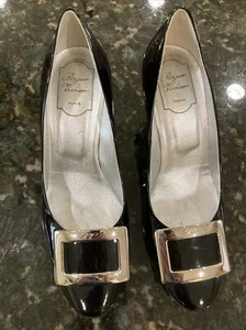 ROGER VIVIER SCHUHE PUMPS HEELS GR 39 MADE IN ITALY - Bild 1 von 12