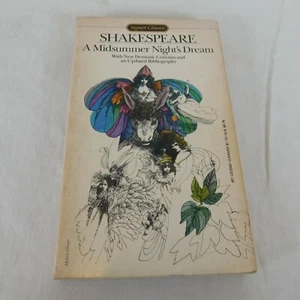 William Shakespeare Midsummer Night's Dream Signet Classic PB 1986 Comedy Notes - Imagen 1 de 5