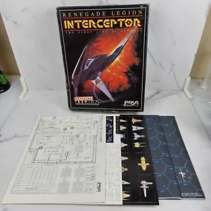 Renegade Legion Interceptor: The First Line of Defense Board Game FASA 5101 1987 - Picture 1 of 10
