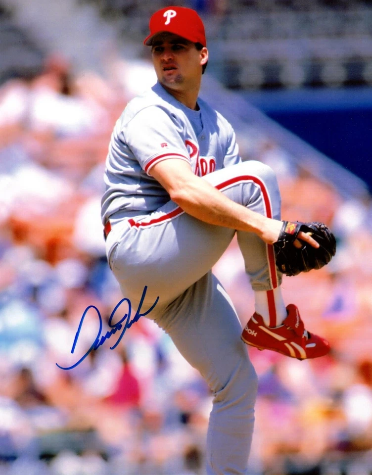 Fotografía autografiada de Danny Jackson con inscripción WSC de 1990 y certificado de autenticidad Foto 1 de 1