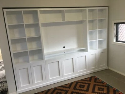 Kellyville 2.0 Classic Integrated Wall Unit Bookshelf TV Unit - image 1 of 2