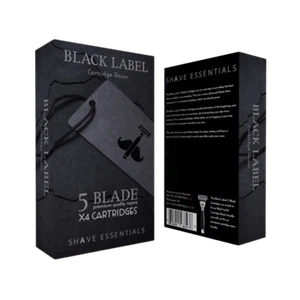 Black Label 5-Blade Cartridges by Shave Essentials - Picture 1 of 2