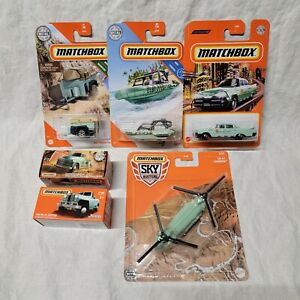 Matchbox National Parks Chevy Dodge Jeep Off Road Trailer Sea Spy and More 