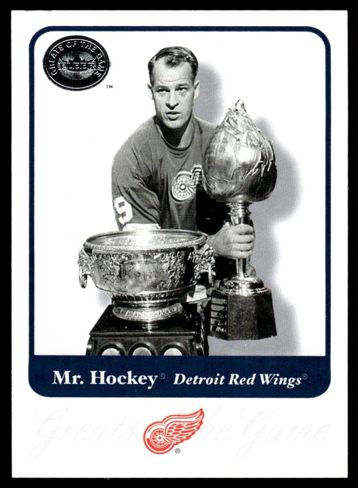 2001-02 Fleer Greats of the Game Gordie Howe Detroit Red Wings #1 - Image 1 of 2