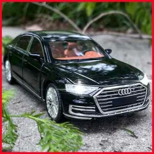 1:24 Audi A8 Diecast Auto Modell Simulation Sound & Licht Kinder Spielzeug Geschenk - Bild 1 von 27