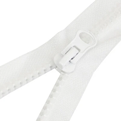 8# Single Double Slider Zips Long 50cm-100cm Zipper Open Ended DIY Sewing Jacket - Image 1 of 4
