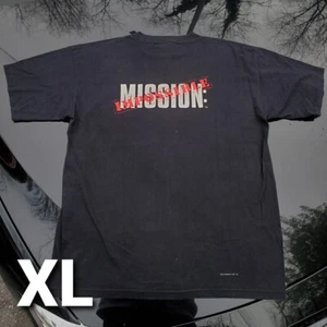 Vintage 96 Mission Impossible Movie Promo Tom Cruise T-Shirt schwarz Gr. XLarge XL - Bild 1 von 8