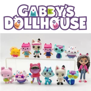 Gabby's Dollhouse Model Kits Action Figure Toys Decor Set Cake Topper PVC Dolls - Picture 1 of 10