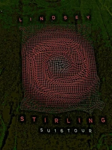 Camiseta de concierto Lindsey Stirling SU16 Tour 2016 L grandes fechas de gira en la parte posterior - Imagen 1 de 7