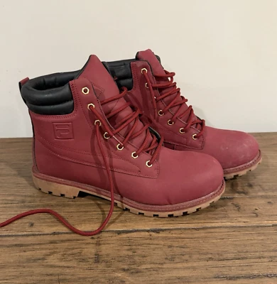 Botas Fila Para Hombre Rojo Edgewater PB Talla 12 USADAS Foto 1 de 4