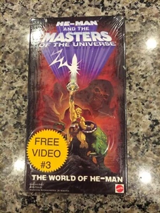 NEW He-Man And The Masters Of The Universe World Of He-Man VHS Tape SEALED MOTU - Picture 1 of 2
