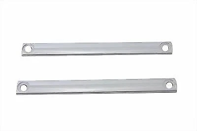 Chrome Triple Tree Cover Trim Strip Set for Harley Davidson by V-Twin - Image 1 of 1