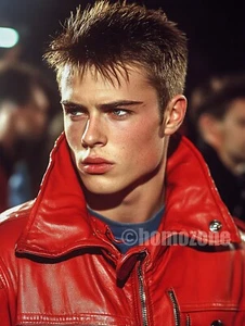 Vivid Masculine Charm, Captivating Beefcake, 4x6 Glossy Print – Original Art - Picture 1 of 1