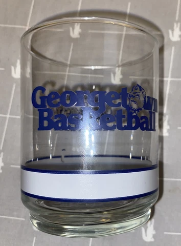 Georgetown Basketball Big East Getty Vintage Drinking Glass Cover