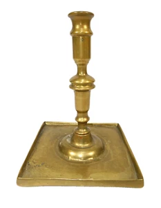 Bronze Kerzenständer Kerzenhalter 18 Jh. Nürnberg Balusterleuchter - Bild 1 von 12