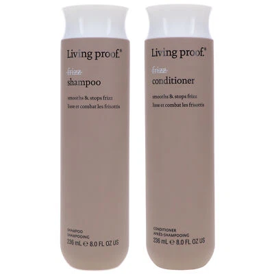 Living Proof No Frizz Shampoo 8 oz & No Frizz Conditioner 8 oz Combo Pack - Image 1 of 4