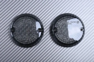 Pair of Smoke Front Turn Signals Lenses R & L YAMAHA WARRIOR 1700 2003-2010 - Picture 1 of 3