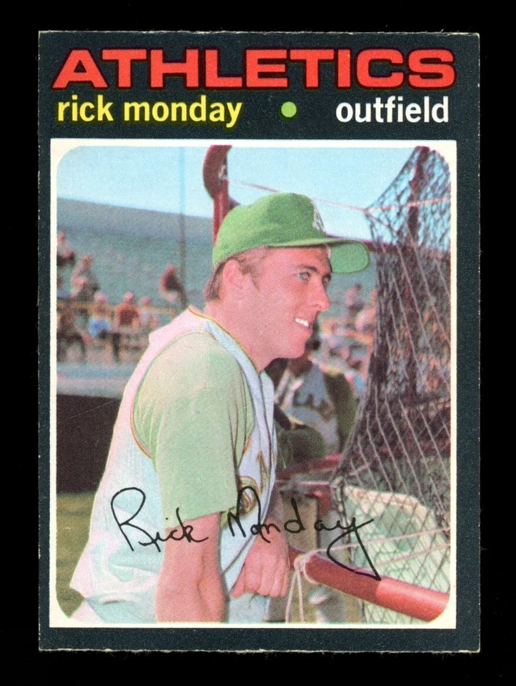 1971 TOPPS OPC O PEE CHEE MLB BASEBALL #135 RICK MONDAY NM-MT OAKLAND  Athletics - Image 1 of 2
