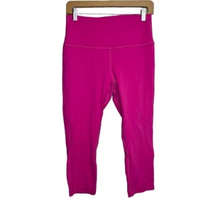 Leggings Lululemon Align High-Rise Crop 21" Talla 10 Rosa Brillo Labial - Imagen 1 de 7