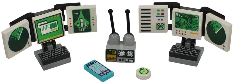 Lego Centro di Controllo Schermo Computer NUOVO!!!