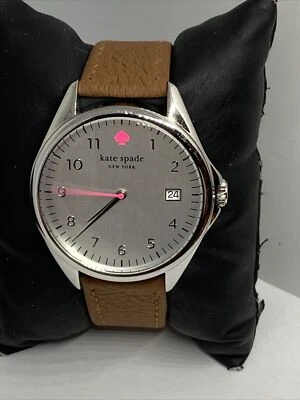 Kate Spade New York Seaport 0029 Women's Brown Leather Analog Dial Watch WFH136 - Image 1 of 4