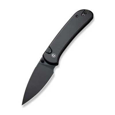 CIVIVI Qubit Button Lock & Thumb Stud Folding Pocket Knife w/ Aluminum Handle - Image 1 of 4