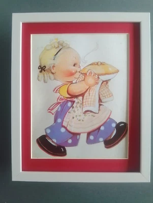 Impresión de Mabel Lucie Attwell 'Tan buena como su madre siempre hecha' ENMARCADA Foto 1 de 2