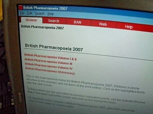 COMPLETA FARMACOPEA BRITANNICA 2007 SU COMPUTER con SOFTWARE CD MONOGRAFIE ECC. - Foto 1 di 10