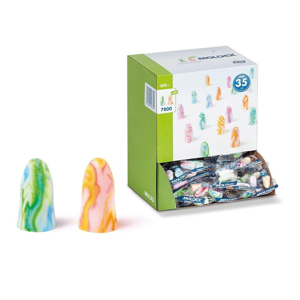 Moldex Spark Plugs Soft Ohrstöpsel - 200 Stück (7800)