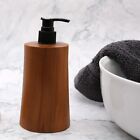 Natural Teakwood Soap Dispenser - Taper Pump Natural Wood Eco Friendly Wooden