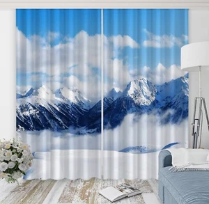 3D Schneeberg H2275 Foto Blockout Vorhang Stoff Fenster Honey 2023 - Picture 1 of 7