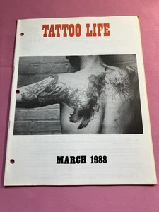 TATTOO LIFE MAGAZINE - March 1988 - Picture 1 of 10