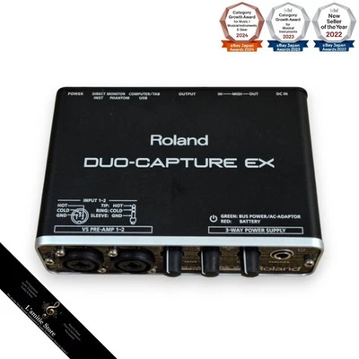 Roland UA-22 Duo-Capture EX Audio MIDI Interface 24 Bit Digital UA22 DuoCapture - Image 1 of 4