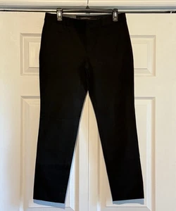 Banana Republic Damen Sloan Knöchelhose schwarz Skinny Fit Stretch 6R neu mit Etikett - Bild 1 von 6