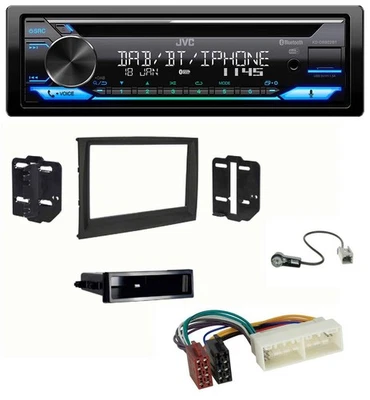 JVC Bluetooth MP3 USB DAB CD Autoradio für Kia Sportage SL ab 2016 schwarz - Bild 1 von 4