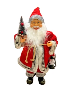 Weihnachtsbaum Santa Jolly O Saint Nick Puppe Urlaub Party Zuhause Tisch Akzent 17" - Bild 1 von 8