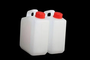 Bote bidón de agua 1 litro de polietileno MERCANCÍA NUEVA 2 unidades. - Imagen 1 de 1